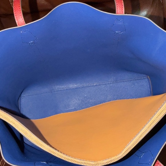 🔥🔥🔥Tory Burch Triple Perry Leather Tote Shoulder Bag - Picture 14 of 16